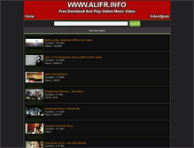 Tablet Screenshot of alifr.info